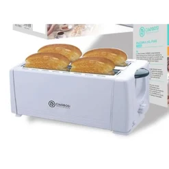 TOSTAPANE CLASSICO TOSTA FETTE PANE MULTIFUNZIONE 1200W VASSOIO BRICIOLE TX-8248