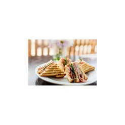 TOSTIERA ELETTRICA DA 750W MACCHINA PIASTRA PER FARE SANDWICH TOAST 3708 DOPPIO