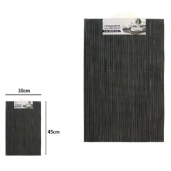 TOVAGLIETTA TOVAGLIETTE ALL'AMERICANA COLAZIONE CUCINA 30 X 45 CM GRIGIO SCURO 72293