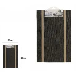 TOVAGLIETTA TOVAGLIETTE COLAZIONE AMERICANA CUCINA 30 X 45 CM 72289 GRIGIO SCURO