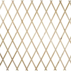 TRALICCIO LEGNO RETE ESTENSIBILE PIANTE RAMPICANTI STACCIONATA 100X200 CM 206429