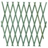 TRALICCIO RETE ESTENSIBILE IN LEGNO VERDE PER PARETE DA GIARDINO PIANTE 180X30cm