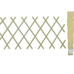 TRALICCIO RETE IN VIMINI BAMBOO 100 X 200 CM ESTENSIBILE BEIGE PIANTE RAMPICANTI