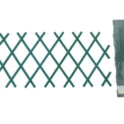 TRALICCIO RETE IN VIMINI BAMBOO 100X200CM ESTENSIBILE VERDE PIANTE RAMPICANTI