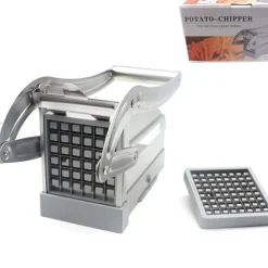 TRANCIAPATATE TRANCIA E TAGLIA AFFETTA PATATE PATATINE FRITTE E A FORNO ACCIAIO