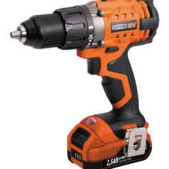 TRAPANO AVVITATORE A BATTERIA AL LITIO IN VALIGETTA 18V CORDLESS CON 1 BATTERIA