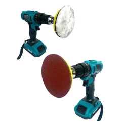 TRAPANO AVVITATORE A PERCUSSIONE DOPPIA BATTERIA 48V 4AH + ACCESSORI MLS0002