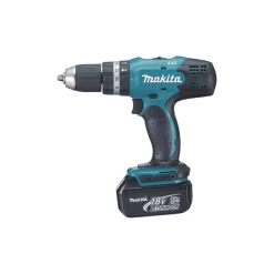 TRAPANO AVVITATORE CON PERCUSSIONE MAKITA DHP453RFX4 CON 74 ACCESSORI