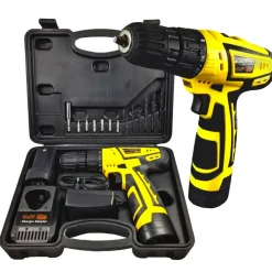 TRAPANO AVVITATORE CORDLESS 10.8V BLEKED FINKER EGCD10V CON VALIGETTA E PUNTE