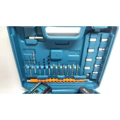 TRAPANO AVVITATORE DOPPIA BATTERIA A LITIO 36 V MAX + VALIGETTA 26 ACCESSORI LLD