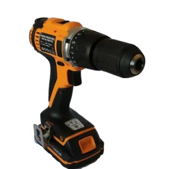 TRAPANO AVVITATORE PERCUSSIONE 2 BATTERIE LITIO 18V 1.5A + VALIGIA + ACCESSORI