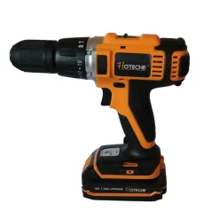 TRAPANO AVVITATORE PERCUSSIONE 2 BATTERIE LITIO 18V 1.5A + VALIGIA + ACCESSORI