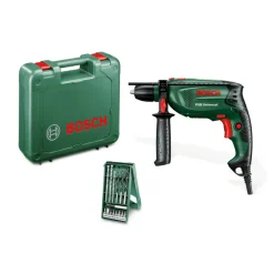 TRAPANO BATTENTE AVVITATORE PERCUSSIONE CON VALIGETTA BOSCH PSB UNIVERSAL 650 W
