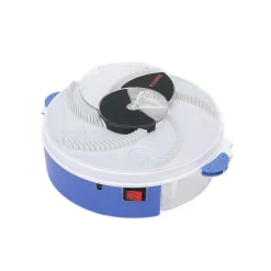 TRAPPOLA ELETTRONICA PER MOSCHE ZANZARE REPELLENTE INSETTI ESCA E DISCO ROTANTE