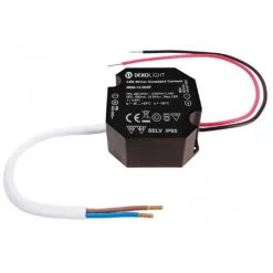 TRASFORMATORE LED DRIVER ALIMENTATORE DIMMERABILE 12W 12-24V 500MA LAMPADE STRISCE