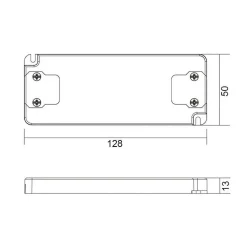 TRASFORMATORE LED DRIVER ALIMENTATORE SLIM 12W 2-35V 350MA LAMPADE STRISCE 230 V