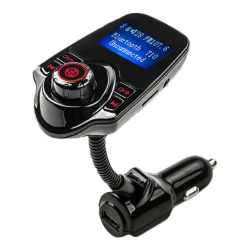 TRASMETTITORE FM BLUETOOTH WIRELESS T10 KIT AUTO VIVAVOCE LETTORE MP3 USB