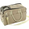 TRASPORTINO A BORSA PER CANE GATTO ANIMALI DOMESTICI DOPPIA CON ZIP 45X21X30CM
