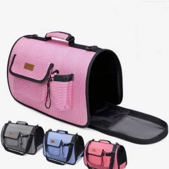 TRASPORTINO BORSA PER GATTI CANI ANIMALI DA TRASPORTO CESTINO 54 X 21 X 31 CM