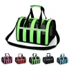 TRASPORTINO BORSA ZAINETTO STRISCE 47X29X30CM PIEGHEVOLE TRACOLLA CANE GATTO