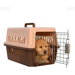 TRASPORTINO PER ANIMALI GATTO CANE BORSA VIAGGI PORTATILE TRASPIRANTE 81X60X59CM