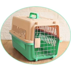 TRASPORTINO PER ANIMALI TRASPORTO GATTI CANI GABBIA VIAGGIO PORTATILE 66X47X46CM