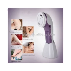 TRATTAMENTO CORPO 5 IN 1 DEPILATORE MASSAGGIATORE RIMUOVI CALLI PULIZIA VISO