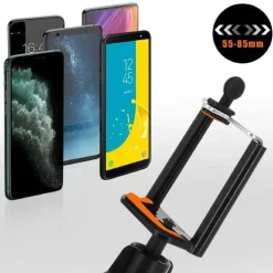 TREPPIEDI DA TAVOLO CON LUCE LED 3 INTENSITÀ GIREVOLE 360° PER SMARTPHONE HD3274