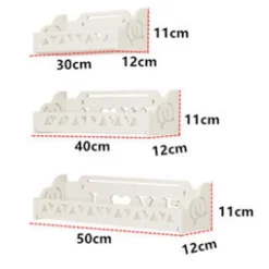 TRIS MENSOLE DA PARETE SCRITTA LOVE CON MOTIVI INTAGLIATI DECORATIVI CASA SOGGIORNO CAMERA