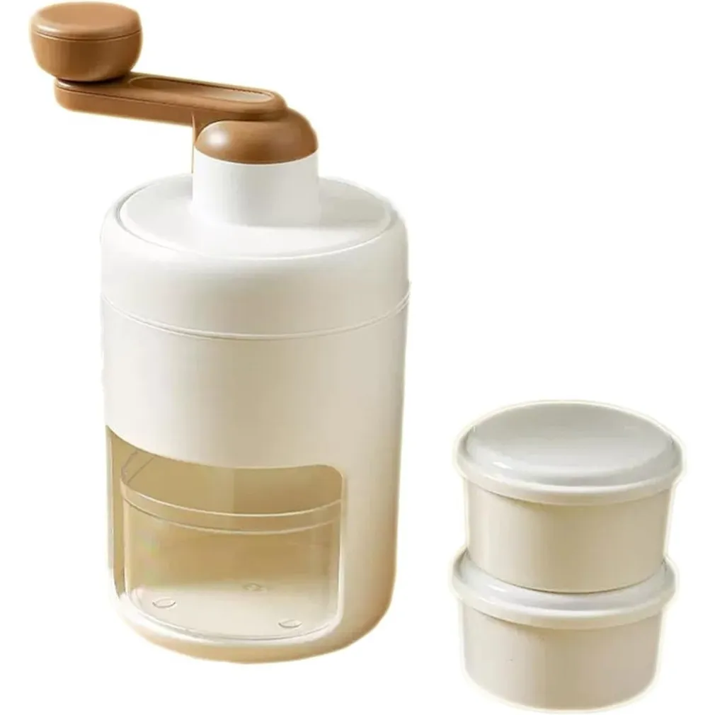 TRITAGHIACCIO MANUALE A MANOVELLA FACILE DA USARE MACCHINA GHIACCIO TRITATO GRANITA CASA