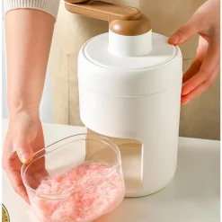 TRITAGHIACCIO MANUALE A MANOVELLA FACILE DA USARE MACCHINA GHIACCIO TRITATO GRANITA CASA