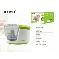 TRITATUTTO TRITAVERDURE FRUTTA TRITA TAGLIA VERDURE 400 ML 250W HOOMEI HM-6270