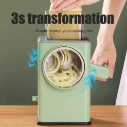 TRITAVERDURE GRATTUGIA A MANOVELLA AFFETTATRICI PER LA CASA MANDOLINE IN ACCIAIO