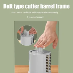 TRITAVERDURE GRATTUGIA A MANOVELLA AFFETTATRICI PER LA CASA MANDOLINE IN ACCIAIO