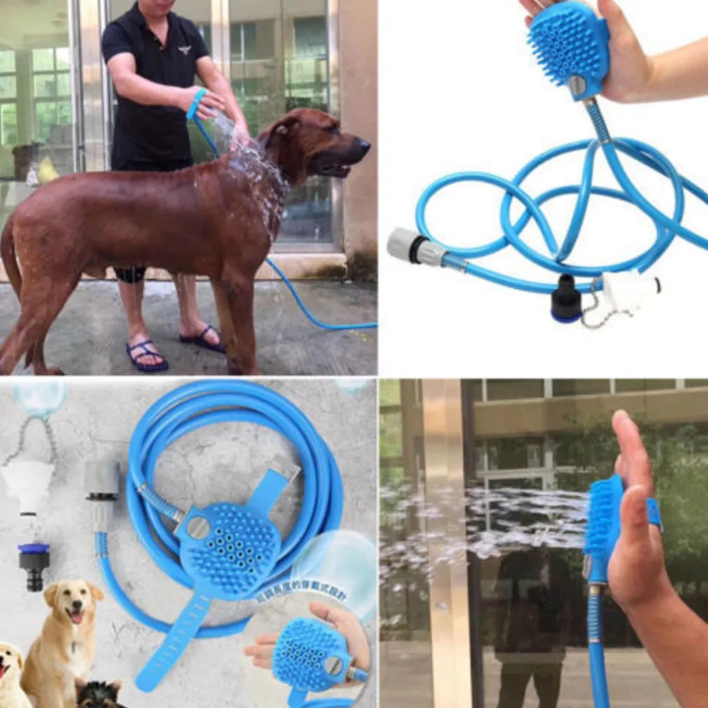 TUBO ACQUA DOCCIA BAGNO BAGNETTO LAVAGGIO CANI ANIMALI DOMESTICI