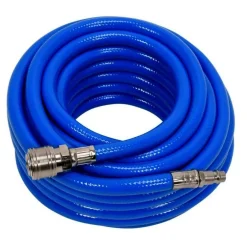 TUBO ARIA COMPRESSA FLESSIBILE PER COMPRESSORE 10 METRI RACCORDO RAPIDO 1/4″