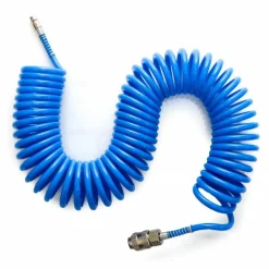 TUBO ARIA COMPRESSA SPIRALE 20 METRI FLESSIBILE PER COMPRESSORE RACCORDO COLOR