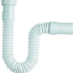 TUBO DI SCARICO 1 1/4 ACQUA LUNGO PER SIFONE FLESSIBILE LAVABO LAVANDINO BIDET