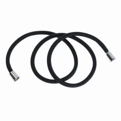 TUBO DOCCIA FLESSIBILE 2 METRI NERO OPACO 200 CM BAGNO LACCIO DOCCETTA BOX 87289