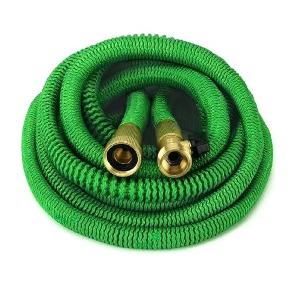 TUBO ESTENSIBILE FLESSIBILE IRRIGAZIONE GIARDINO MULTIGETTO PISTOLA 12 METRI