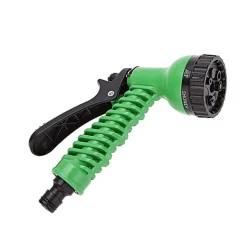TUBO ESTENSIBILE FLESSIBILE IRRIGAZIONE GIARDINO MULTIGETTO PISTOLA 12 METRI