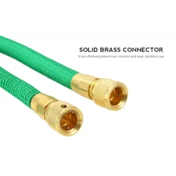 TUBO ESTENSIBILE FLESSIBILE IRRIGAZIONE GIARDINO MULTIGETTO PISTOLA 12 METRI