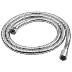 TUBO FLESSIBILE SOFFIONE DOCCIA 200 CM LACCIO DOCCINO VASCA BAGNO CROMATO