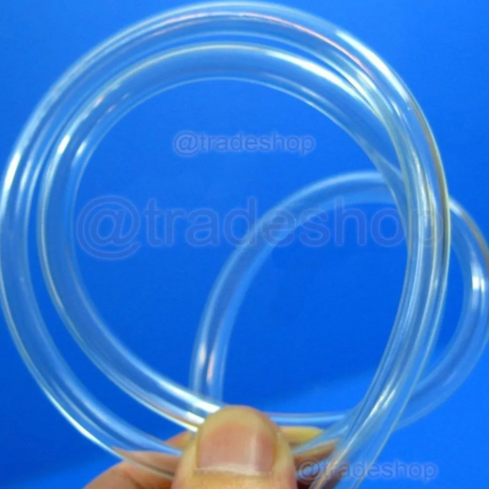 TUBO FLESSIBILE TRASPARENTE DA 2MT X 4MM DI DIAMETRO PER POMPA AREATORE ACQUARIO