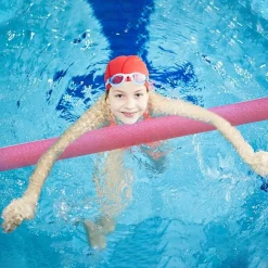TUBO GALLEGGIANTE PER PISCINA Ø6X150CM ROSA PER ESERCIZI GIOCHI IN ACQUA 062899D