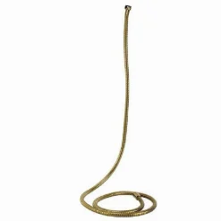 TUBO LACCIO FLESSIBILE DOCCIA DOCCETTA VASCA BAGNO 2 MT UNIVERSALE 59536 DORATO