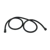 TUBO LACCIO FLESSIBILE DOCCIA DOCCETTA VASCA BAGNO 1.5 MT UNIVERSALE 87135 NERO