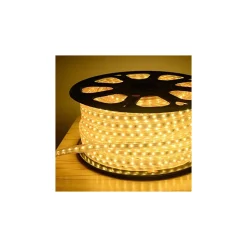 TUBO LUMINOSO 50 METRI BIANCO CALDO PER USO ESTERNO CON CONTROLLER 8 GIOCHI LUCE