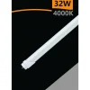 TUBO NEON LED T8 OPACO 32 WATT CONNESSIONE BILATERALE LUCE 6500K 4000K T8-32W-O