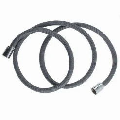 TUBO PER DOCCIA FLESSIBILE 1.8 MT GRIGIO 180 CM BAGNO LACCIO DOCCETTA BOX 87285